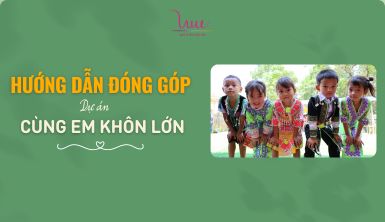 Hướng dẫn đóng góp dự án ''Cùng em khôn lớn'' năm học 2024-2025